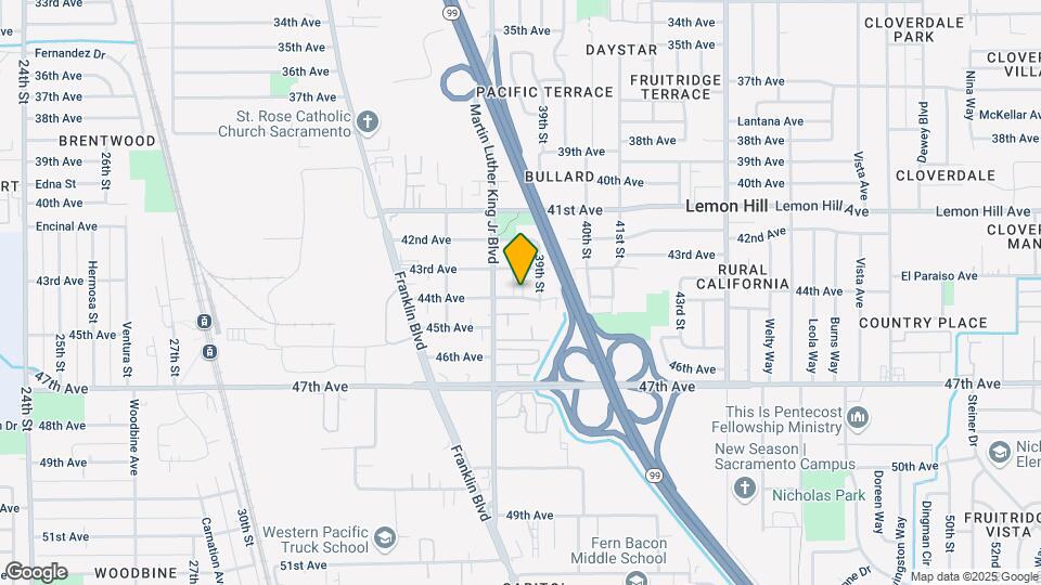 3905 44th Ave Map and Location Details