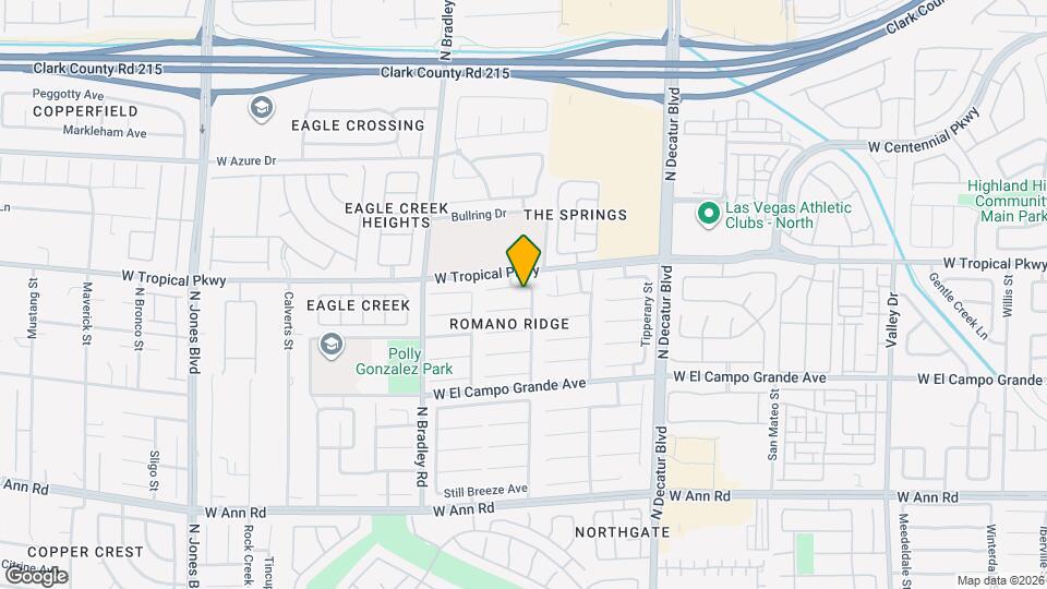 5105 W Foggia Ave Mapa y Detalles de la Ubicación