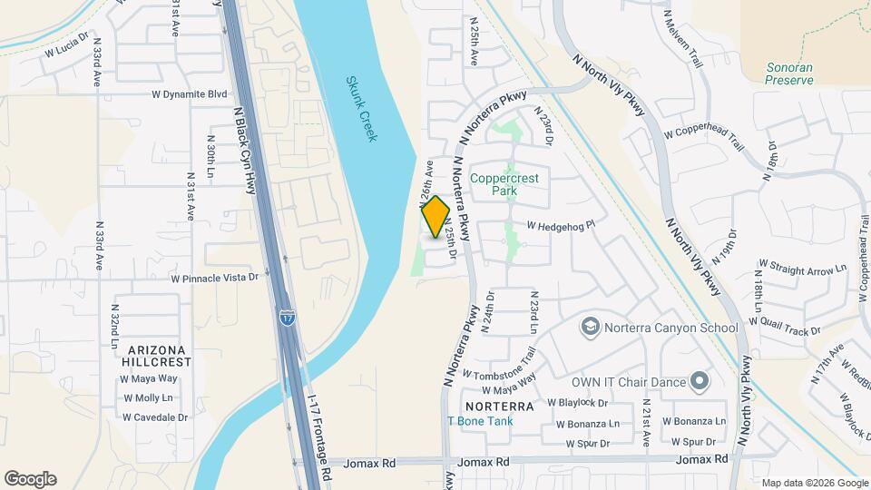 2518 W Bent Tree Dr Map and Location Details