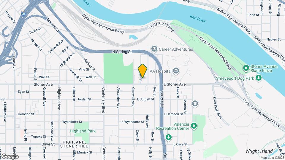 1243 Pecan St Map and Location Details