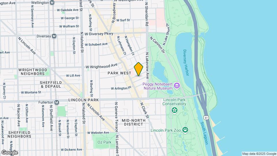 428-442 W Roslyn Pl Mapa y Detalles de la Ubicación