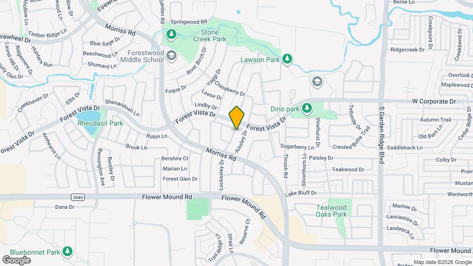 2412 Clearwood Ln Map and Location Details