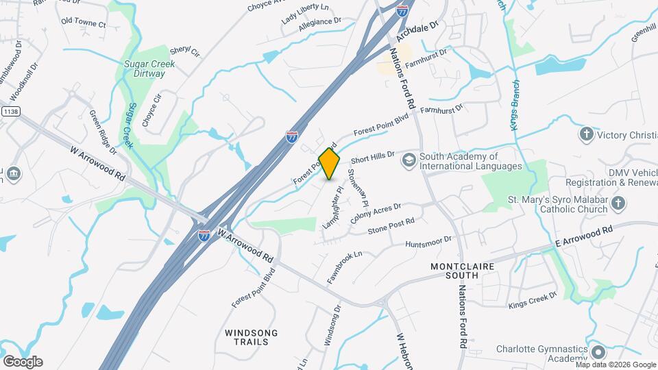 439 Short Hills Dr Map and Location Details