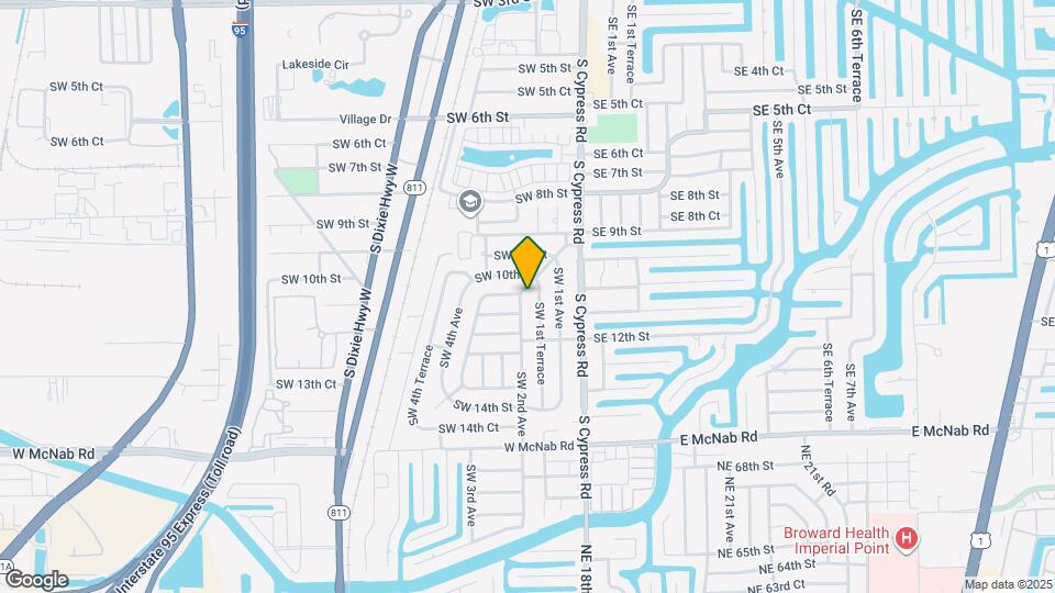 1040 Lyons Park Dr Map and Location Details