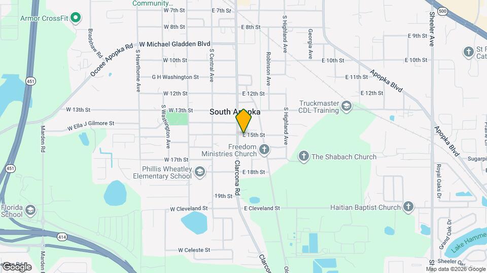 Taylor Apartments Apopka Map and Location Details