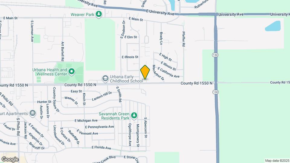 805 S Sunny Ln Map and Location Details