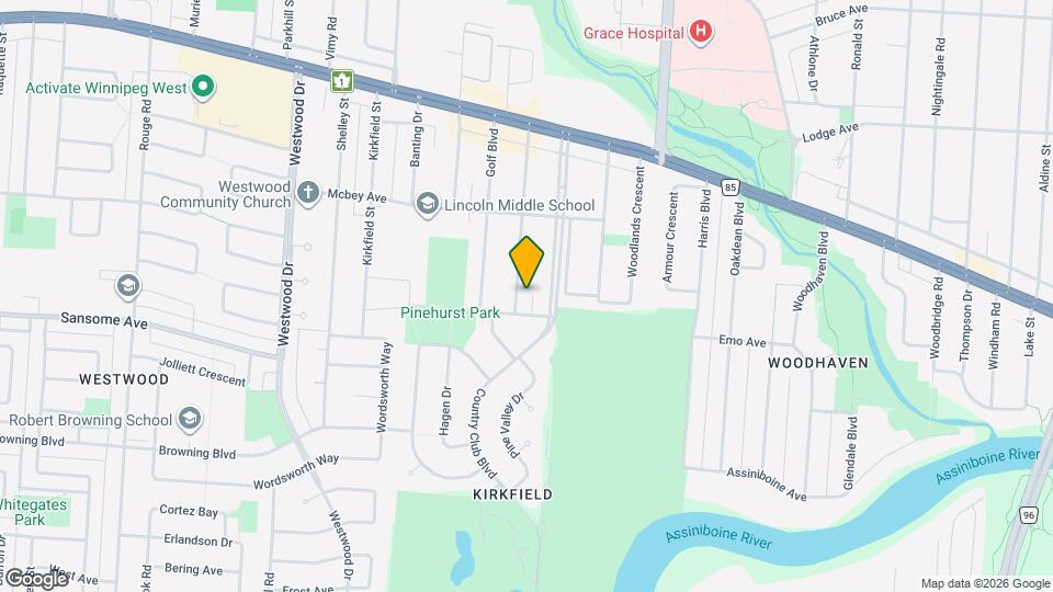 425 Greenacre Blvd Map and Location Details