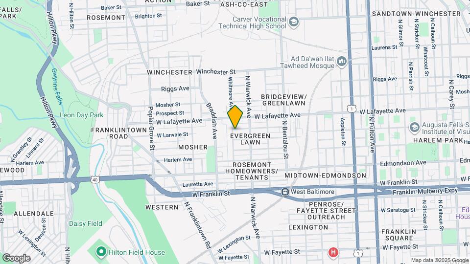 2543 Calverton Heights Ave Map and Location Details