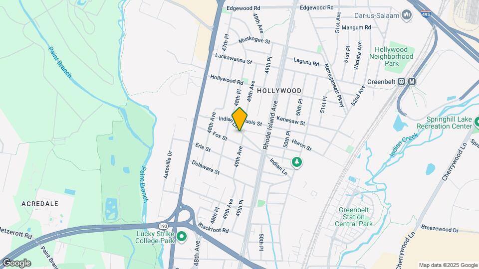 4835 Indian Ln Map and Location Details