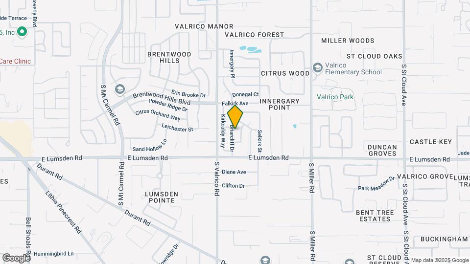 907 Briarcliff Dr Map and Location Details