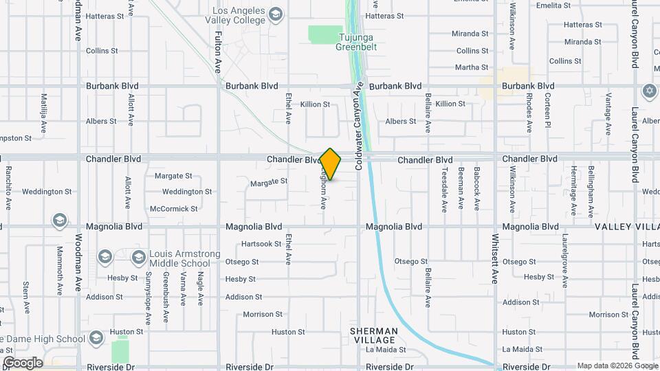 5310 Leghorn Ave Map and Location Details