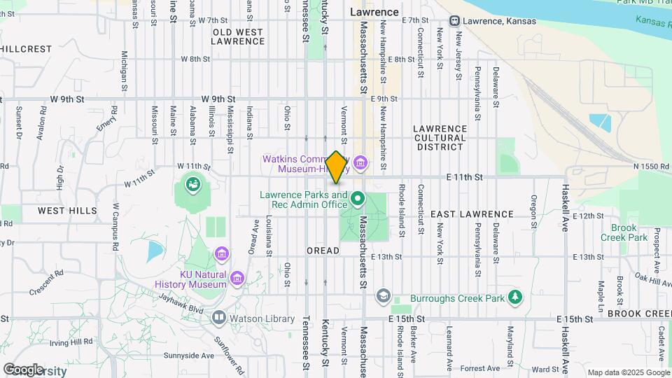 1113 Vermont St Map and Location Details