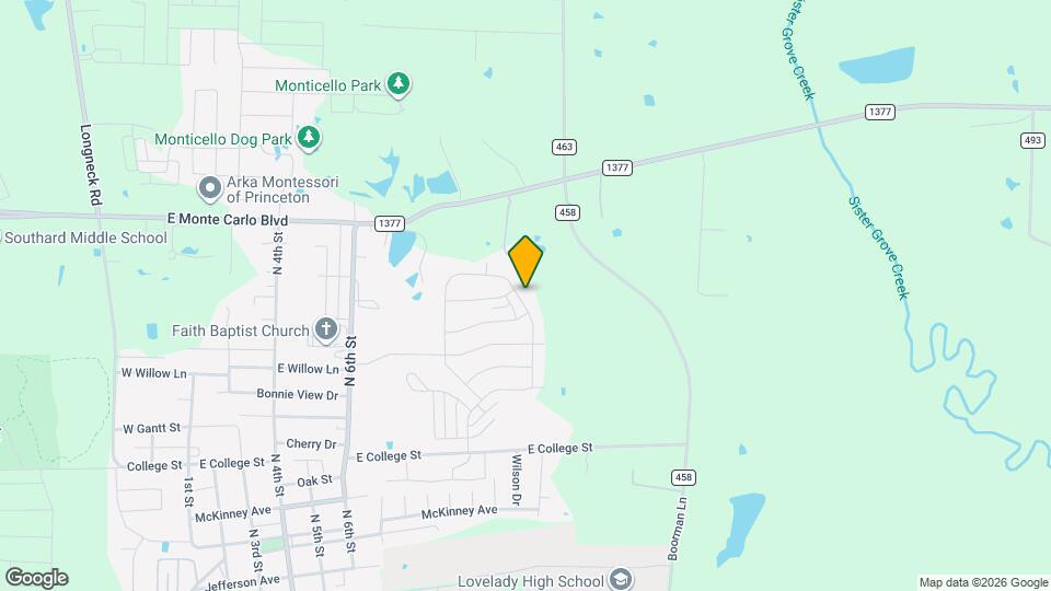 1309 Butler Ave Map and Location Details
