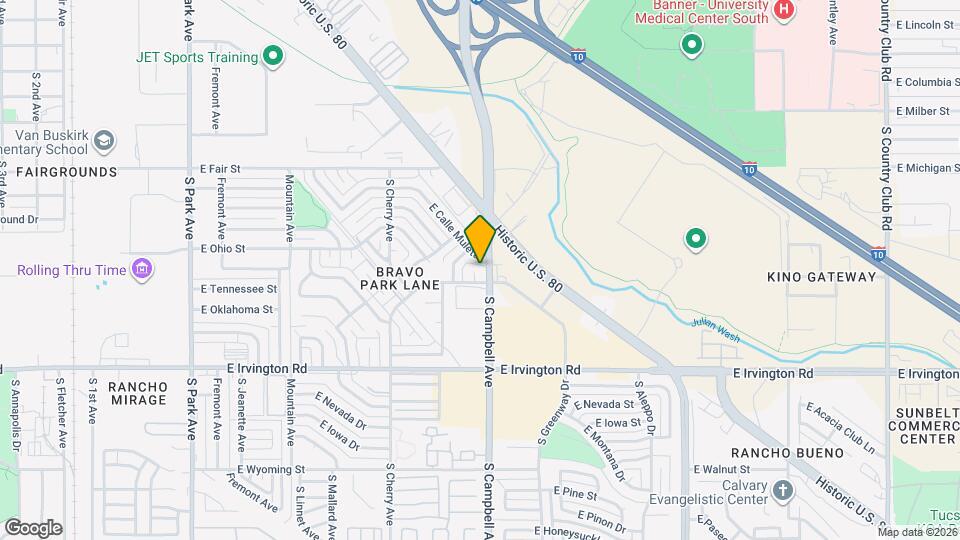 4611 S Calle Jon Map and Location Details