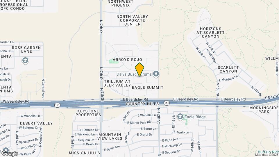 921 E Montoya Ln Map and Location Details