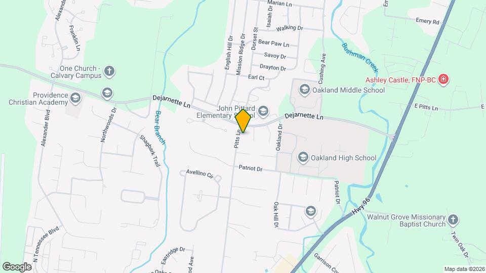 2594 Pitts Ln Map and Location Details