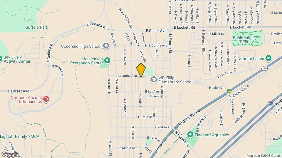 2416 N Main St, Unit 1 Map and Location Details