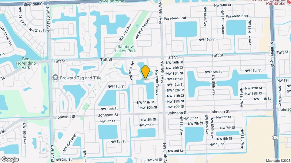 8988 Palm Tree Ln Map and Location Details