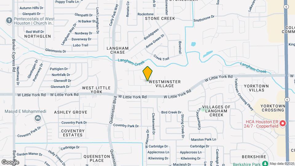 6406 Warfield Ln Map and Location Details