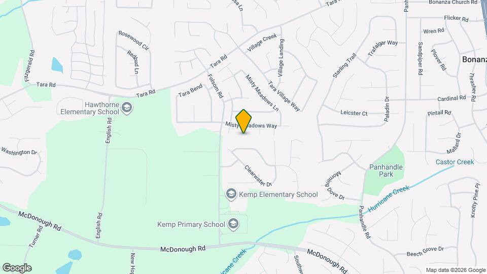 10799 Misty Meadows Pl Map and Location Details