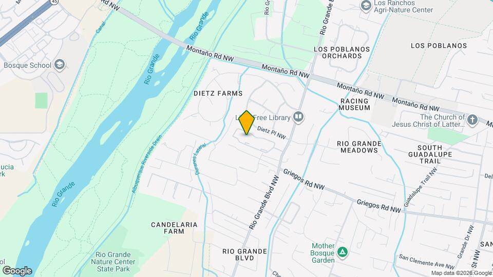 3939 Rio Grande Blvd NW Map and Location Details
