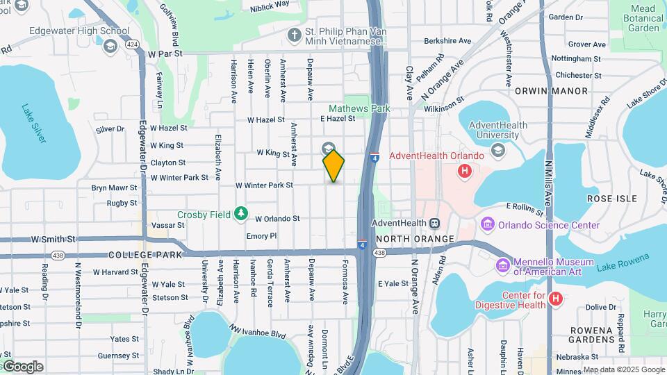 36 E Winter Park St Map and Location Details