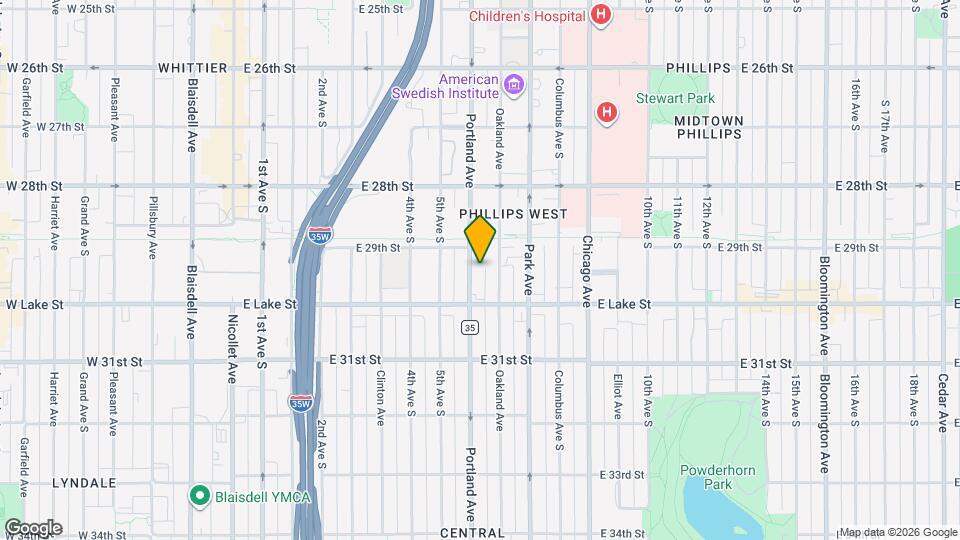 2919 Portland Ave Map and Location Details