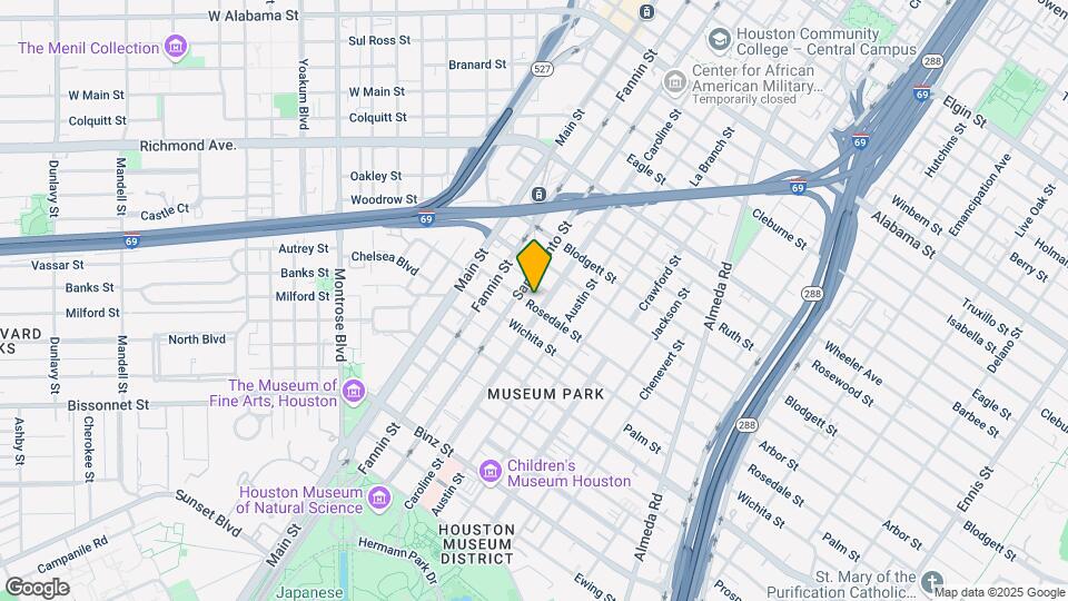 1215 Rosedale St Map and Location Details