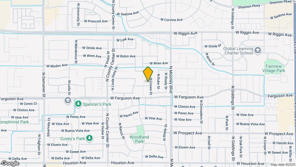 2410 W Sunnyview Ave Map and Location Details