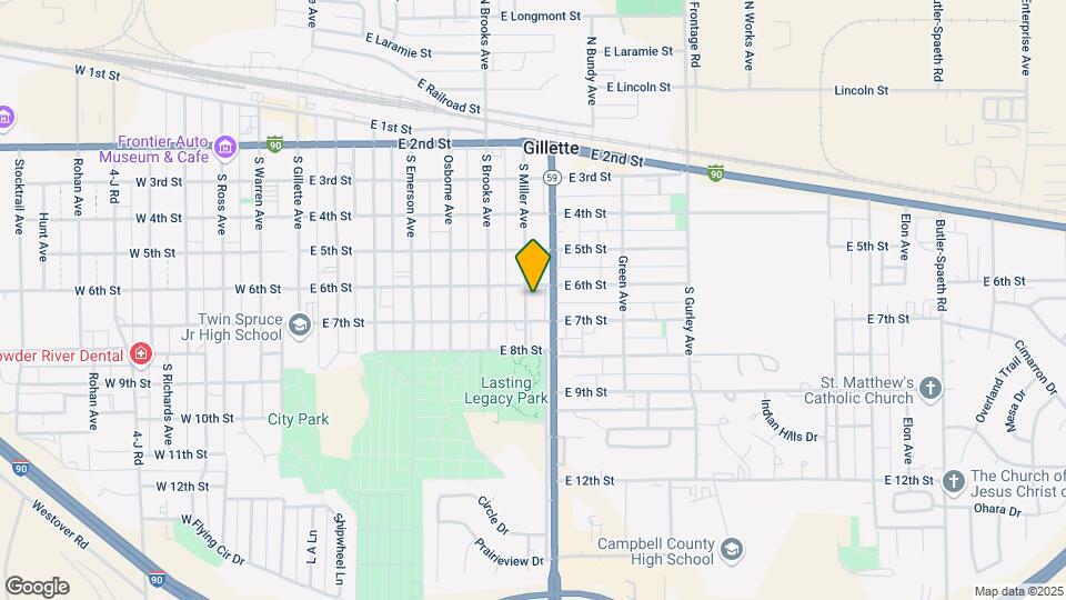 605 S Miller Ave-Unit -100 Map and Location Details