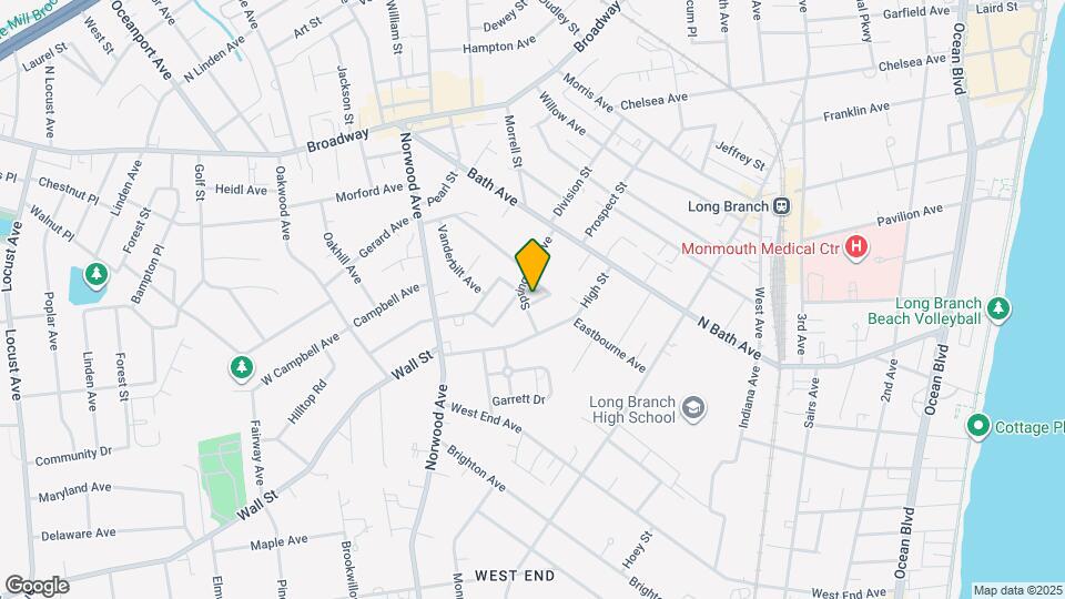 543 Springdale Ave Map and Location Details