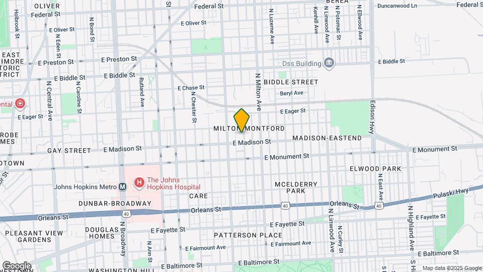 808 N Montford Ave Map and Location Details
