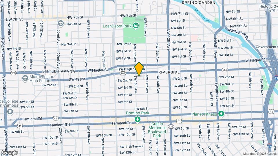 1451 SW 2nd St Map and Location Details