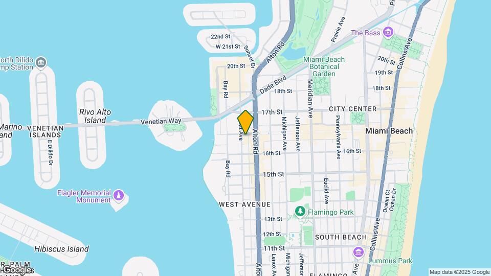 1250 Lincoln Rd, Unit 401 Map and Location Details