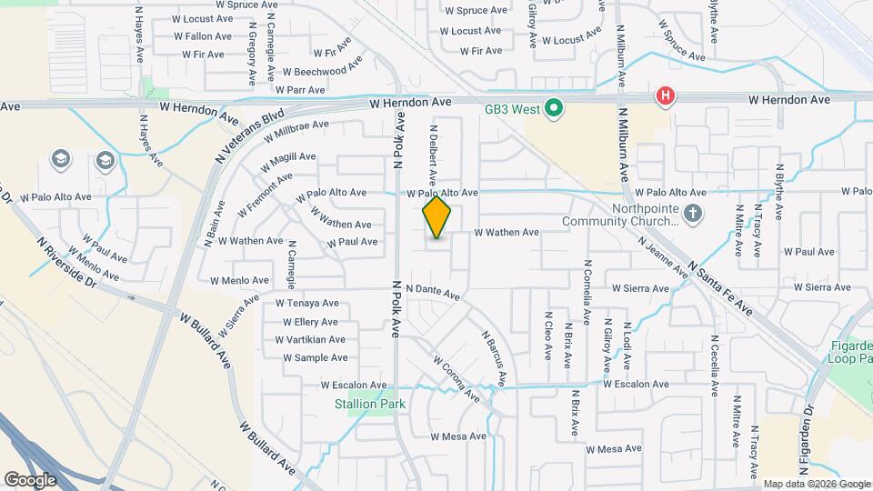 5382 W Paul Ave Map and Location Details