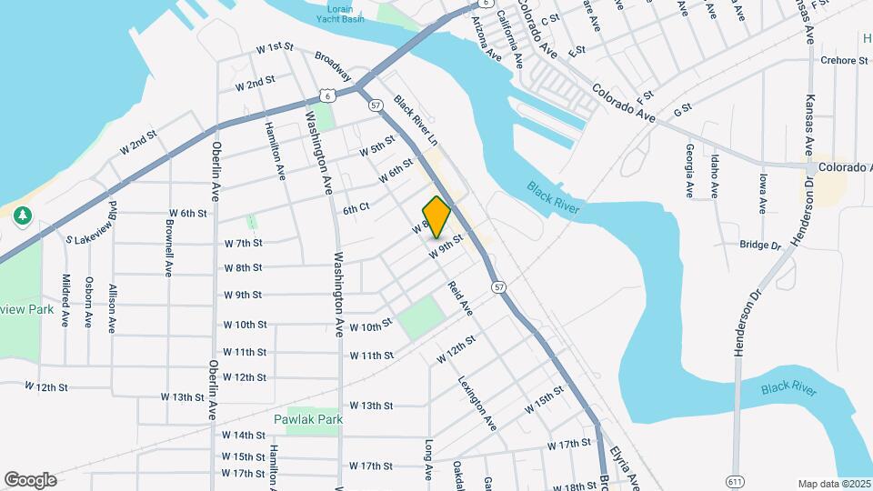 220 W 9th St Map and Location Details