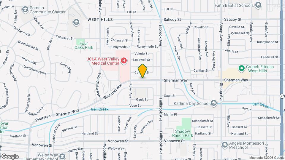 22917 Sherman Way Map and Location Details