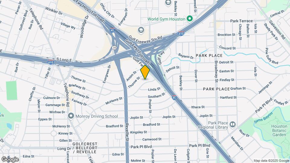 7703 McHenry St Map and Location Details