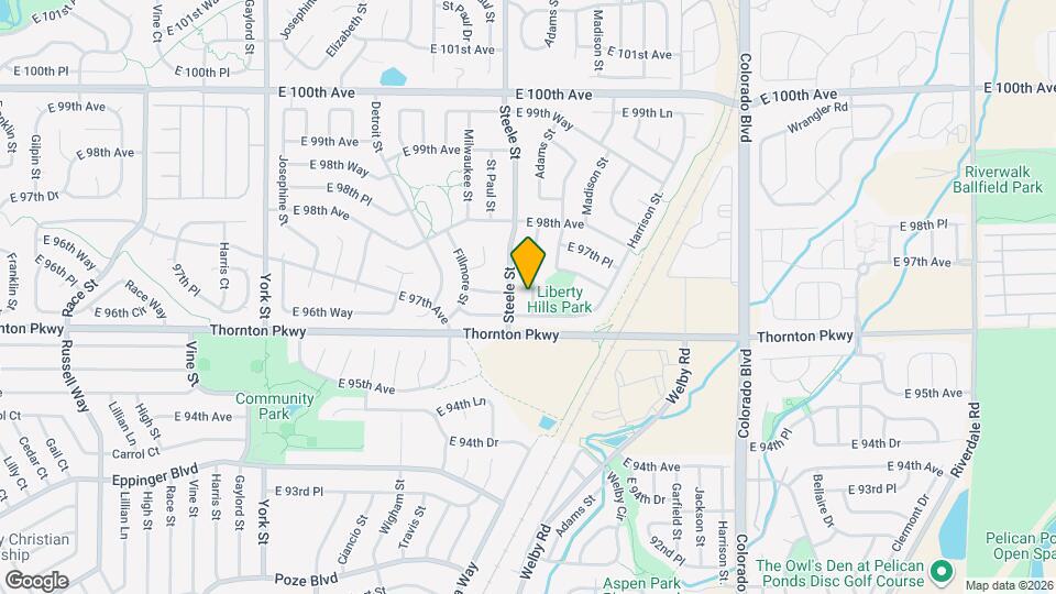 9661 Adams St Map and Location Details