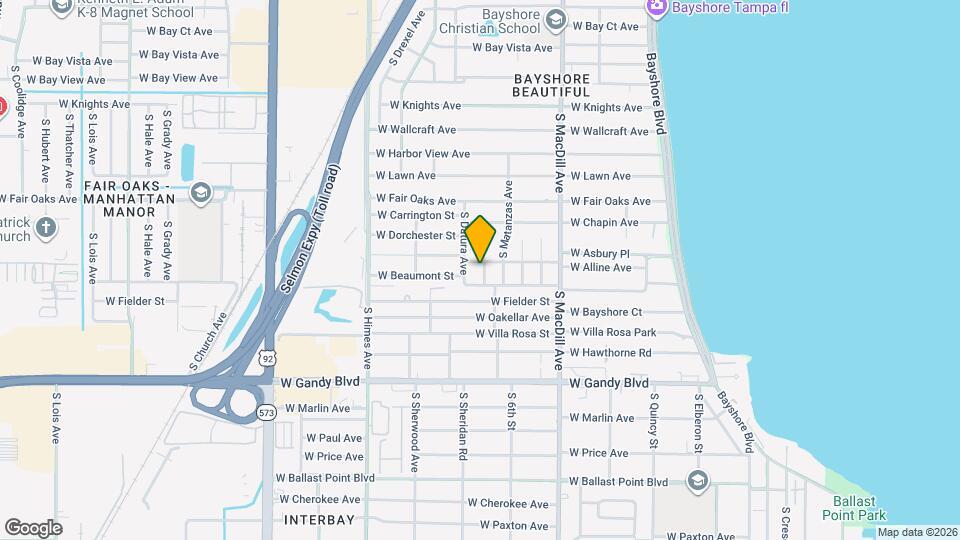 4613 S Ferdinand Ave Map and Location Details