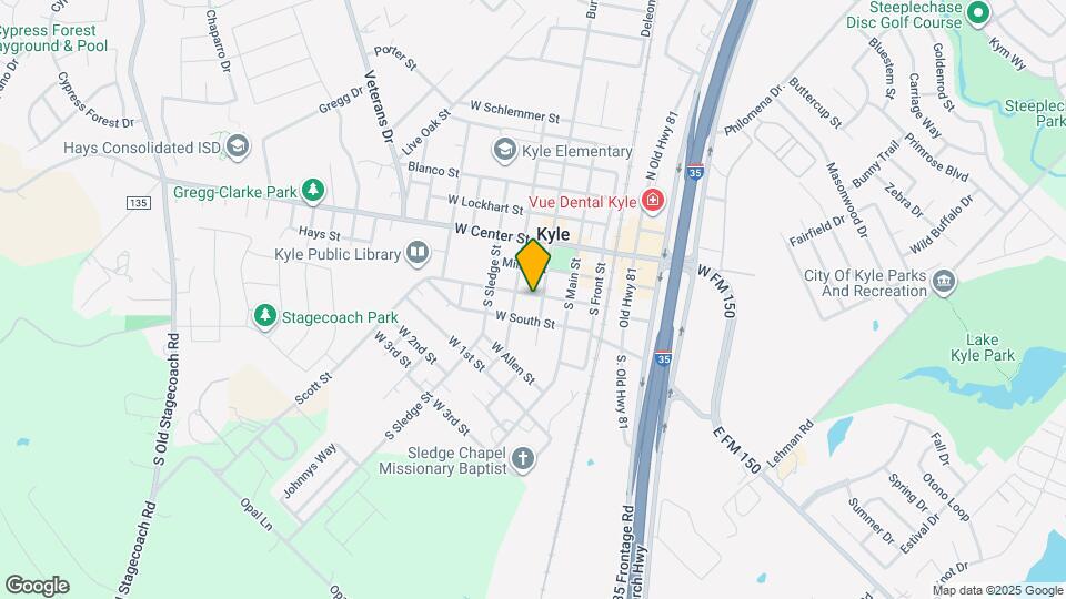 302 S Burleson St Map and Location Details