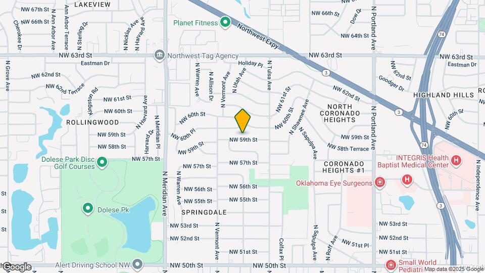 4201 NW 59th St Map and Location Details