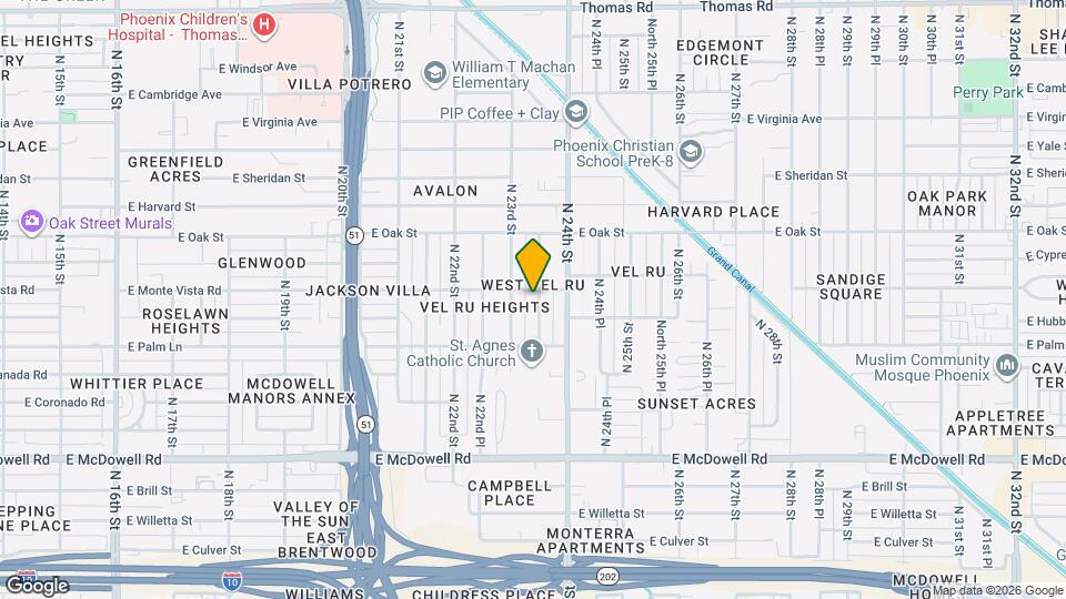 2026 North 23rd Pl Map and Location Details