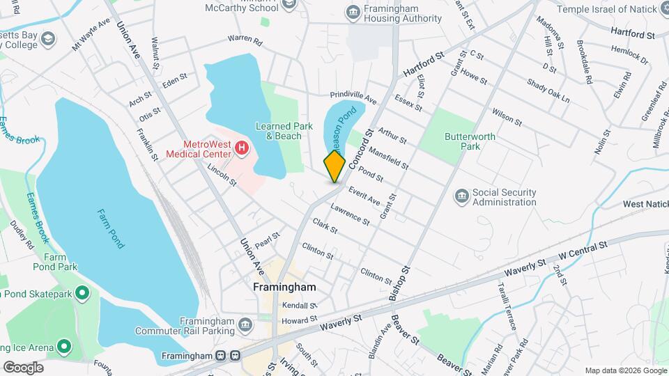 318 Concord St Map and Location Details