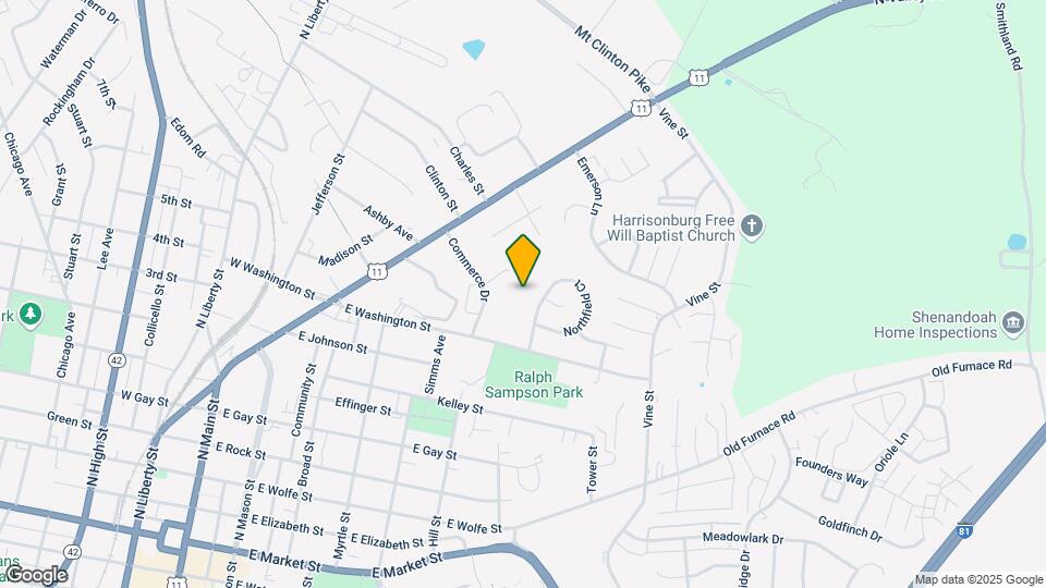 821 Northfield Ct Map and Location Details
