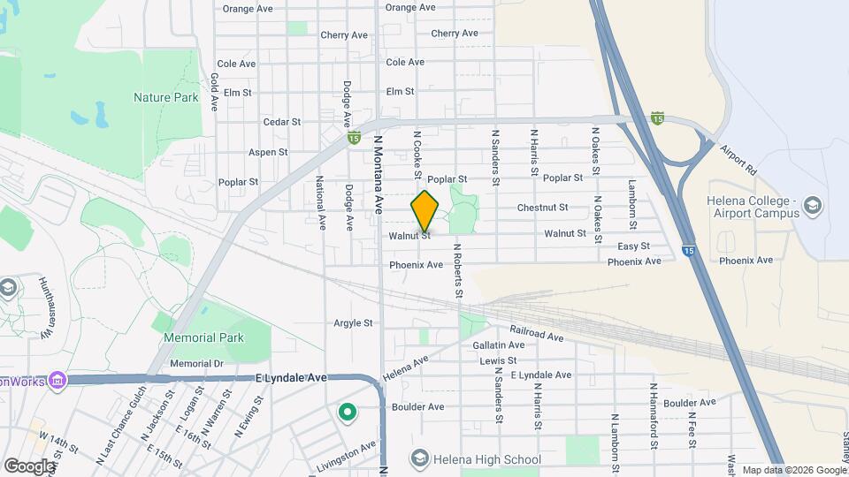 1301 Walnut St Map and Location Details