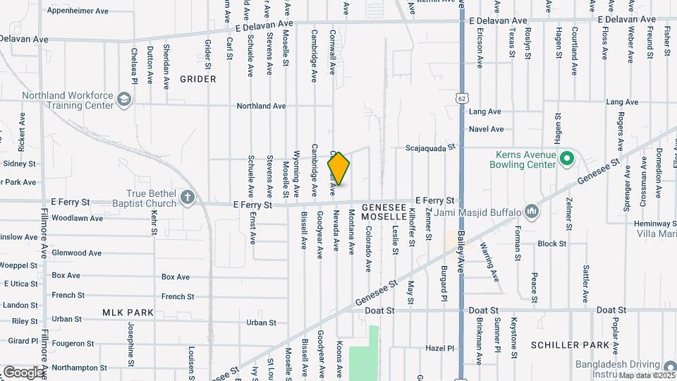 15 Cornwall Ave, Unit 1 st floor Map and Location Details