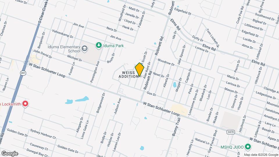 4410 Jeff Scott Dr Map and Location Details