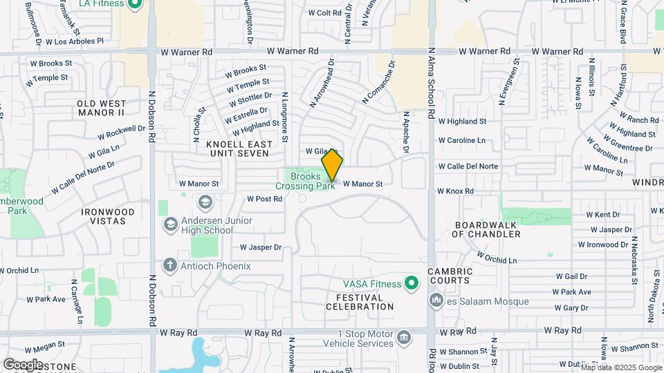 1502 N Central Dr Map and Location Details