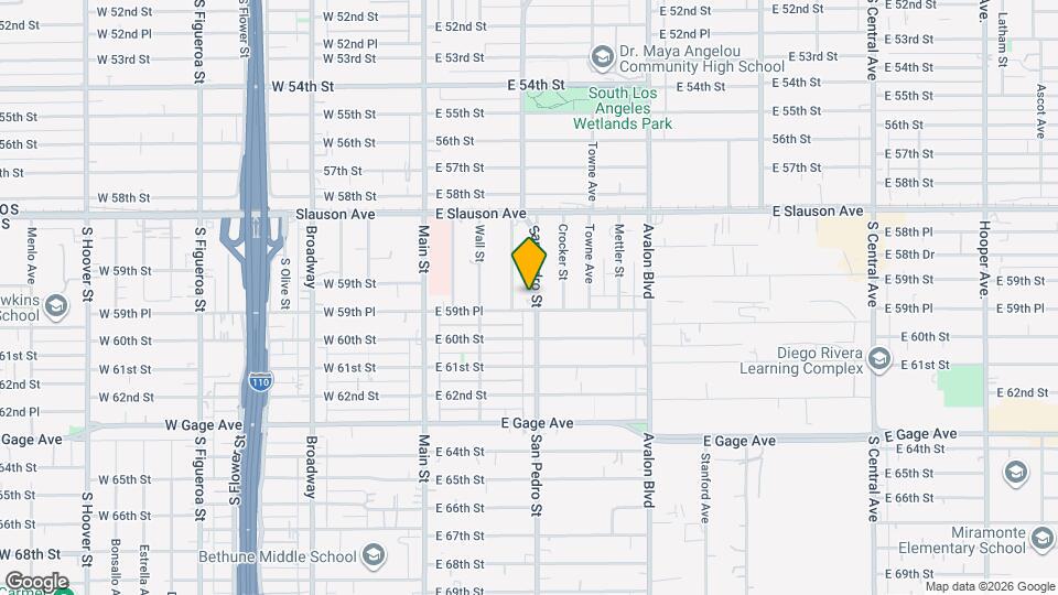 5939-5943 San Pedro St, Unit 5943.5 Map and Location Details